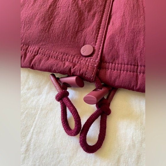 NWOT Free People Off The Bleachers Coach Jacket by FP Movement with Buti Logo - Picture 9 of 16